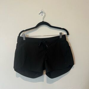 PrAna Women's Black Athletic Swim Outdoor Hiking Shorts Size Small Comfort